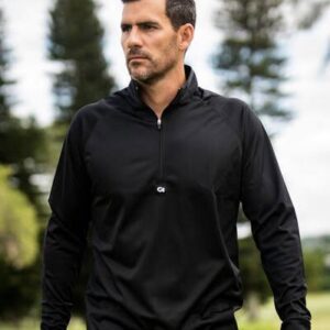Custom Apparel Iconic Apex Golf Jersey - Midnight Black