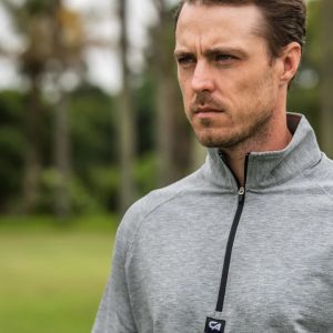 Custom Apparel Golf Jersey - Grey Melange