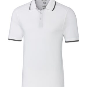 Cutter & Buck DryTec Classic Polo - White / Silver