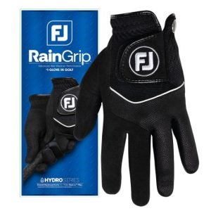 FootJoy Women's RainGrip Gloves - Black