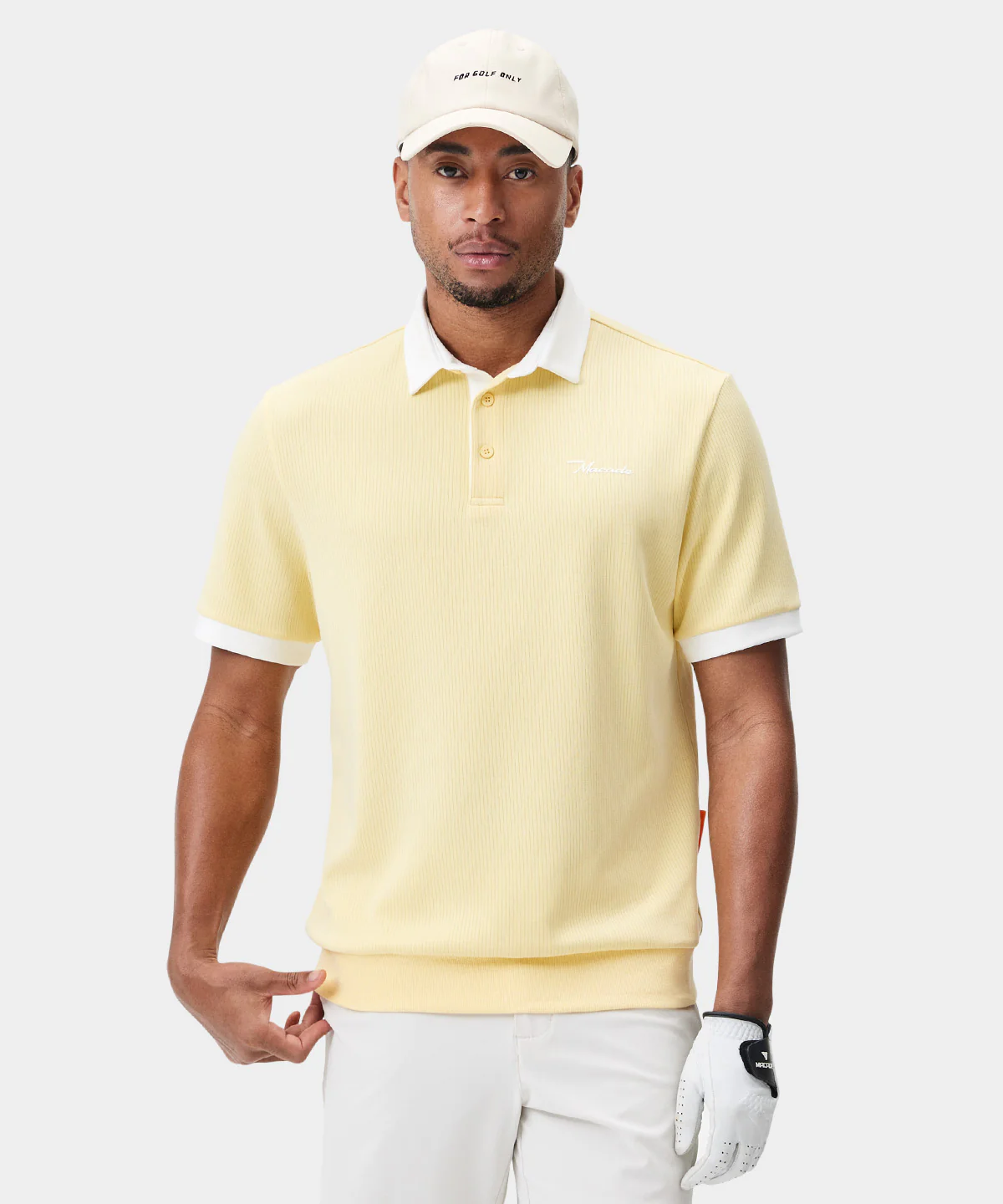 Macade Yellow AR Tech Polo - Image 2
