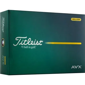 Titleist AVX Golf Balls - Yellow