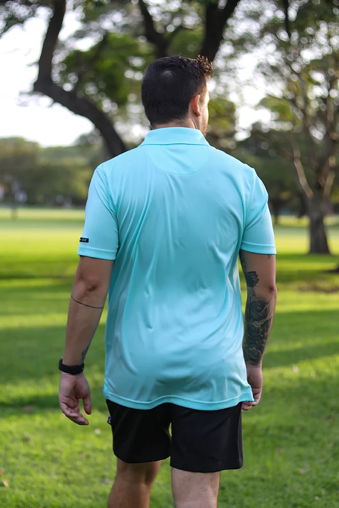 Custom Apparel Iconic Golf Shirt - Mint - Image 3