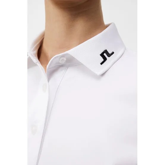 J.Lindeberg Tour Tech Ladies Golf shirt - White - Image 2