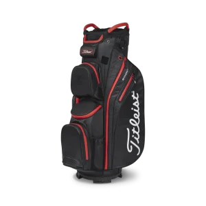 Titleist Cart 14 StaDry Bag - Black / Red
