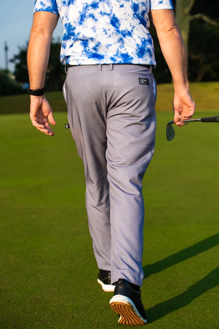Custom Apparel Golf Longs - Dark Grey - Image 2