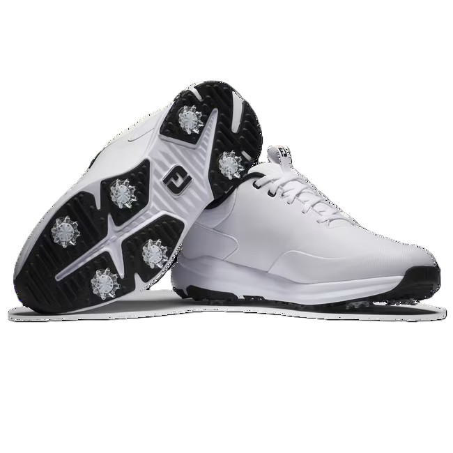 FootJoy Tour Rival Golf Shoe - White / Black (Medium)