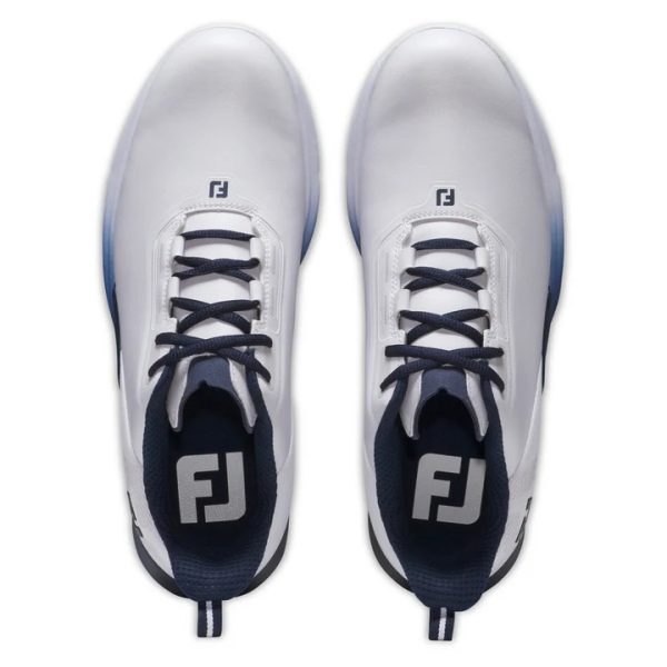 FootJoy Fuel Golf Shoe – White /Blue /Navy (Medium) – Simply Golf SA