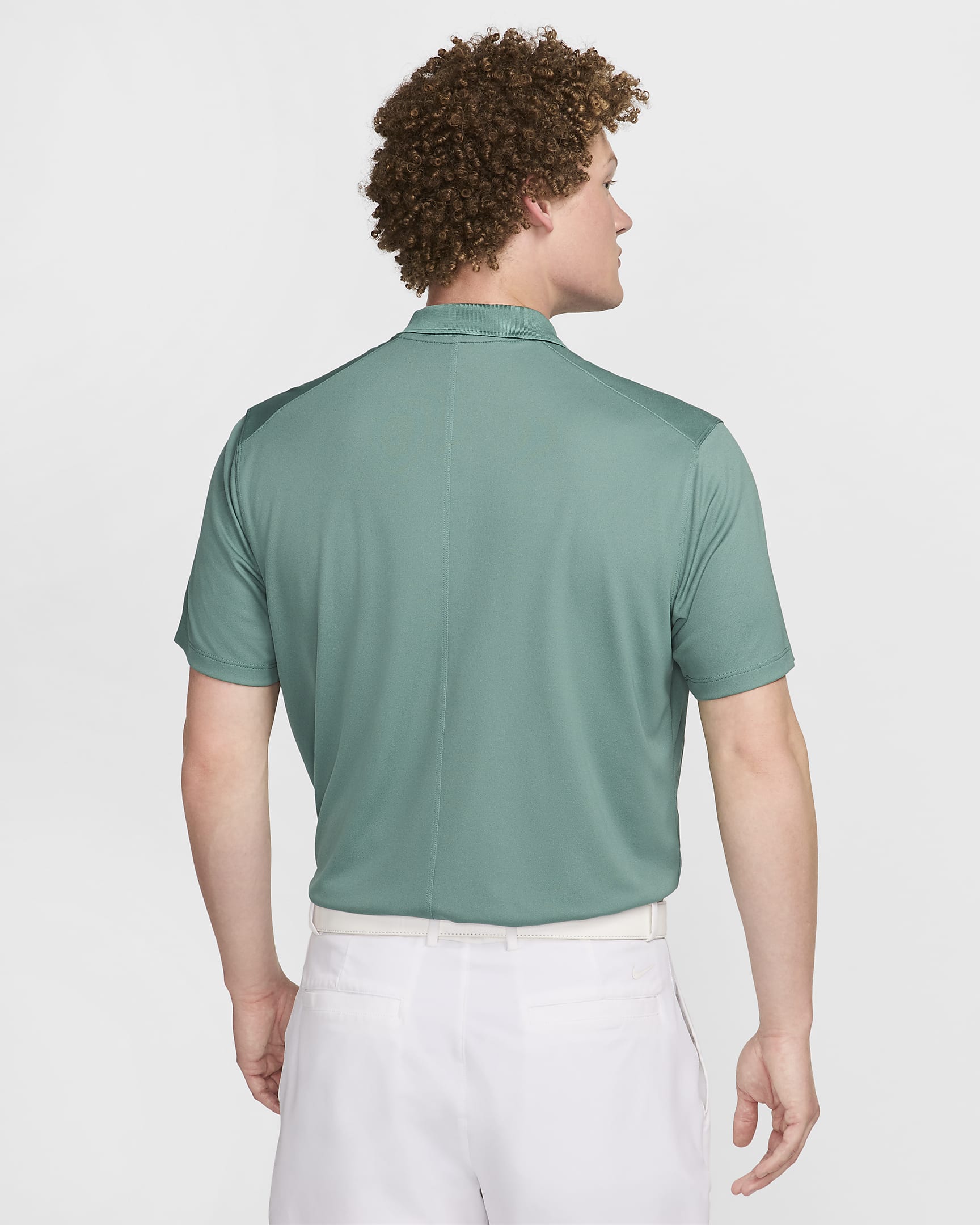 Nike Golf Dri-Fit Victory Solid Shirt - Bicoastal / White - Image 3