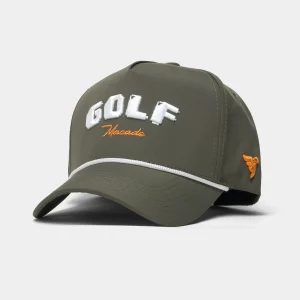 Macade Olive Crossover Rope Snapback