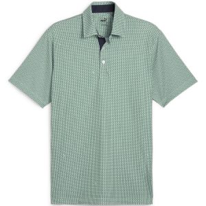 Puma Mattr Cups Golf Polo Shirt - White Glow / Vine