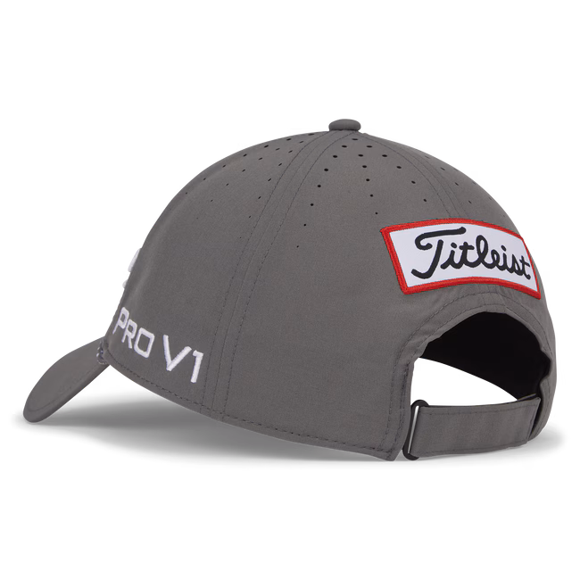 Titleist Tour Breezer Golf Hat - Charcoal/White - Image 3
