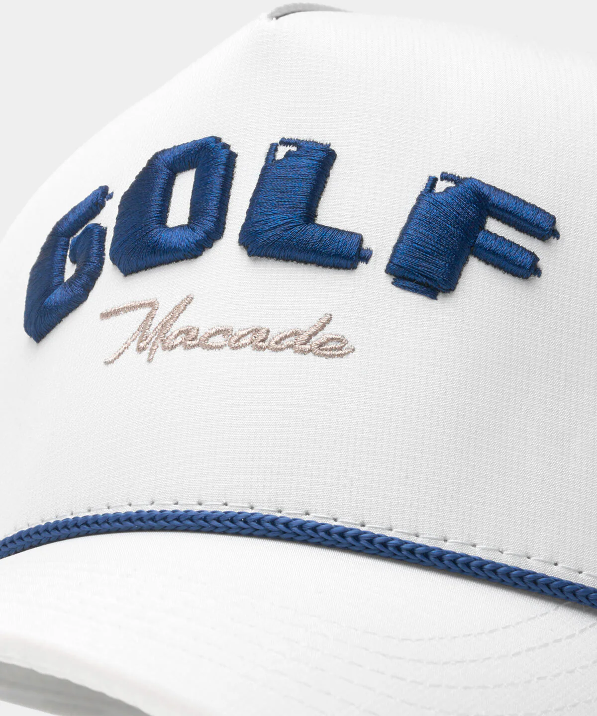 Macade White Crossover Rope Snapback - Image 4