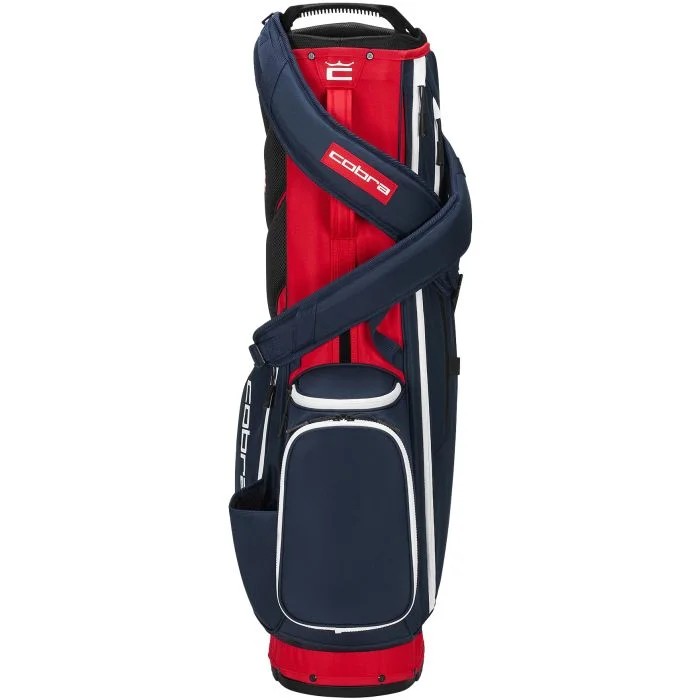Cobra Ultralight Pro Stand Bag - Club Navy/Strong Red - Image 2