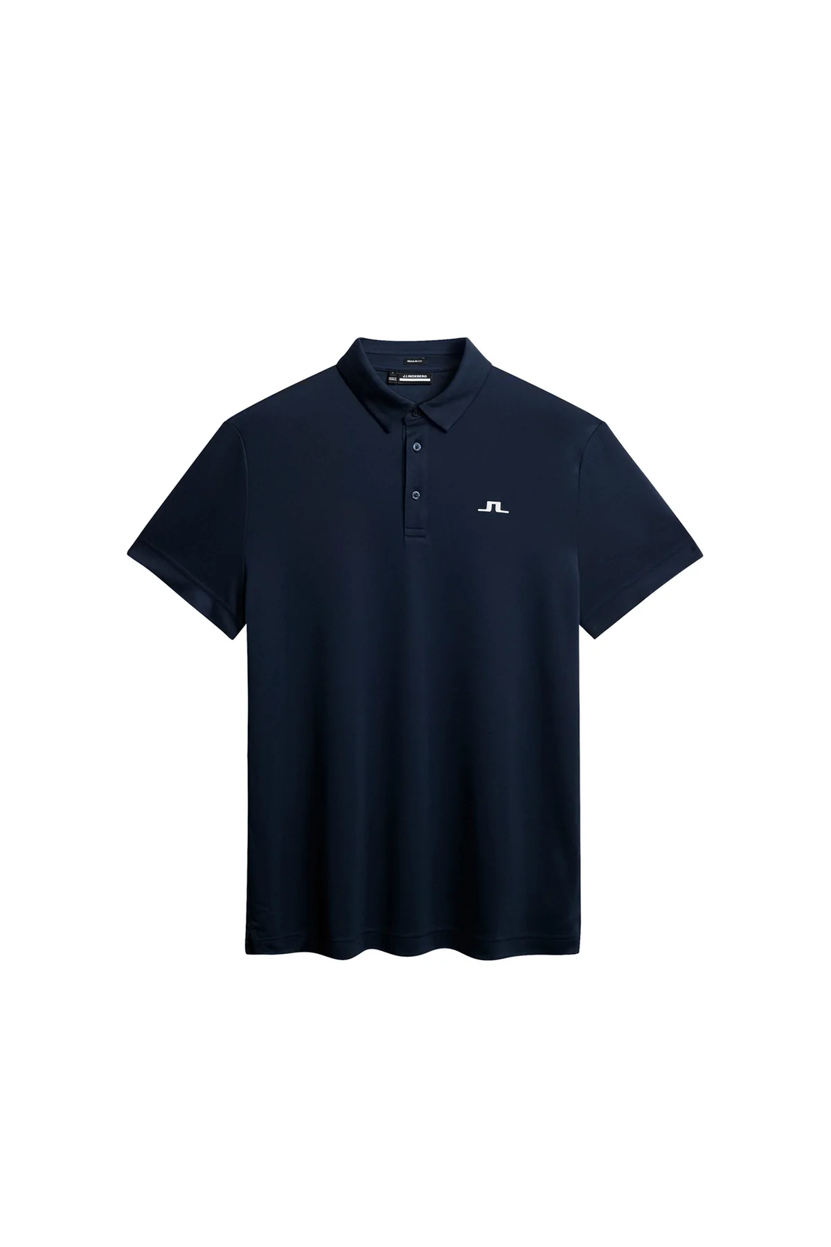 J Lindeberg Peat Regular Fit Polo Men's Golf Shirts - Navy