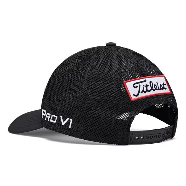 Titleist Tour Performance Meshback Cap - Black - Image 2