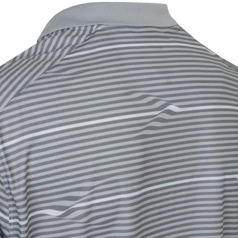 Nike Dri-Fit Victory+Ripple Polo Shirt - Cool Grey / Light Smoke Grey / Black - Image 2