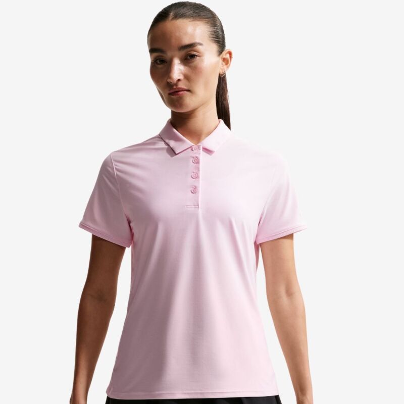 Nike Ladies Golf Victory Shirts - White&Black / Foam Pink&White / Canon White