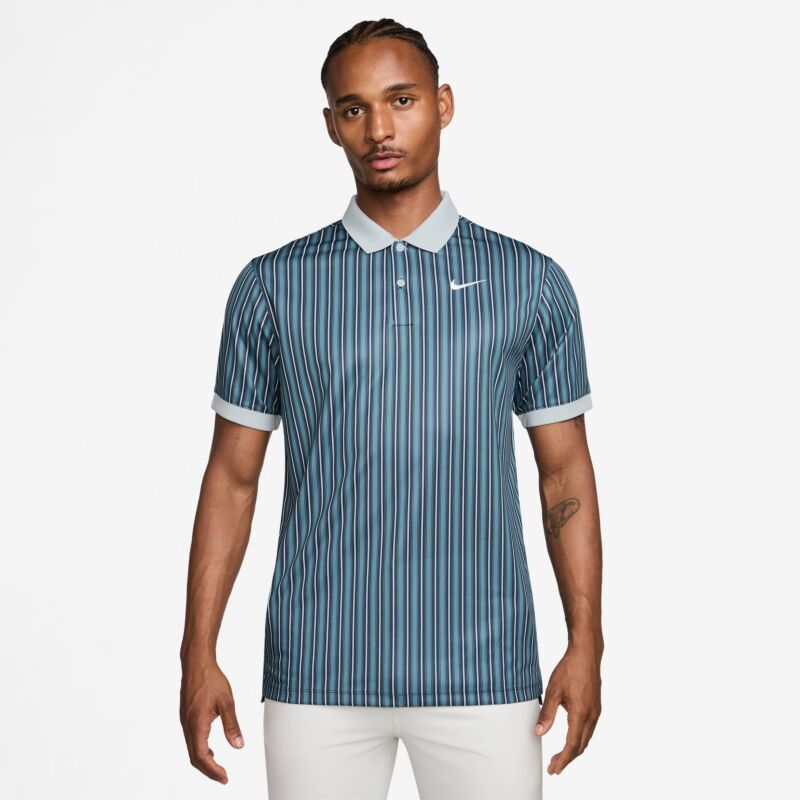 Nike Men's Victory + Polo NVLTY - Smokey Blue/PurePlatWhite