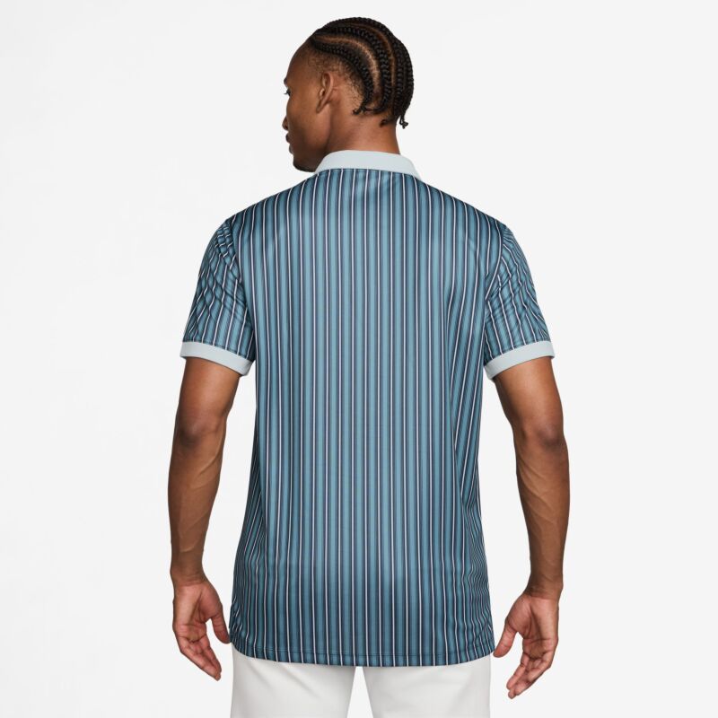 Nike Men's Victory + Polo NVLTY - Smokey Blue/PurePlatWhite - Image 2