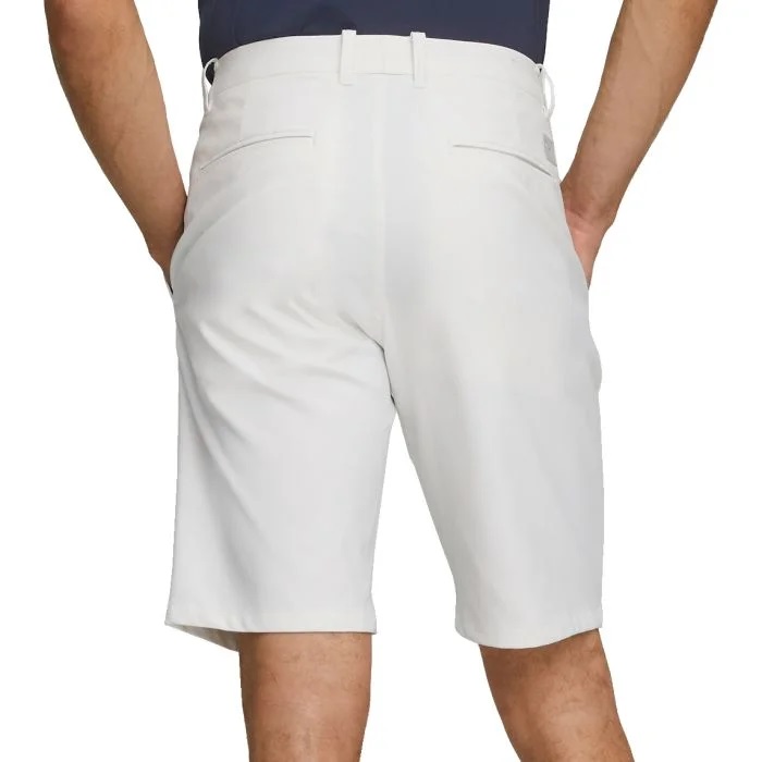 Puma Dealer 10" Golf Shorts - White Glow - Image 3