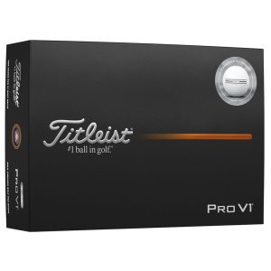 Titleist Pro V1 Enhanced Alignment Balls - White