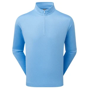 FootJoy Nautical Flag Tonal Chill-Out Golf Sweater - Blue Reef