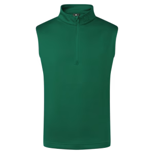 FootJoy Men's Half-Zip Vest - Field Green