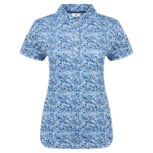 FootJoy Ladies Cap Sleeve Lisle - Navy Floral