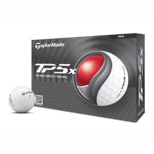 TaylorMade TP5x Golf Balls - White