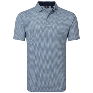 FootJoy Scallop Geo Pique - Navy
