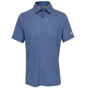 Nike Men's Confetti Velocity Polo - Work Blue/College Navy/White