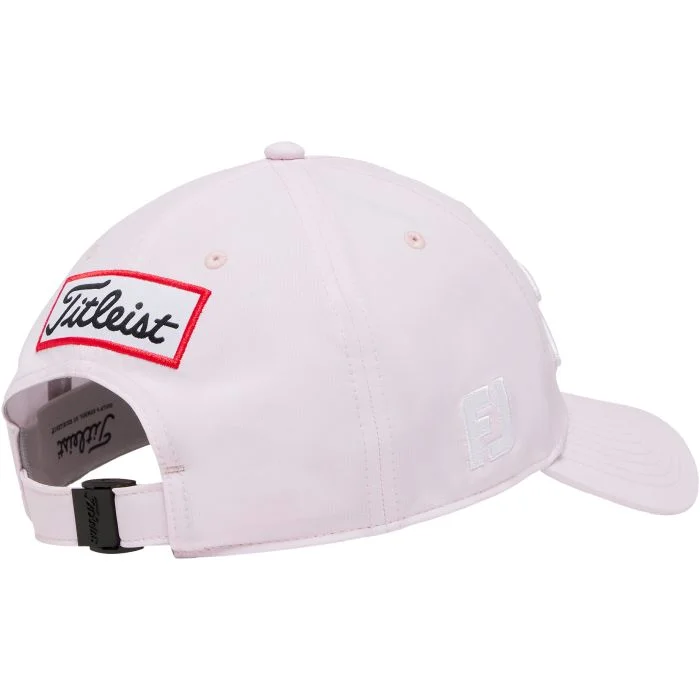 Titleist Tour Performance Golf Hat - Pale Pink/White - Image 2