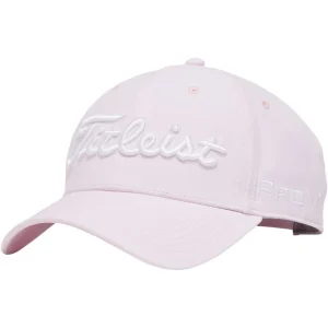 Titleist Tour Performance Golf Hat - Pale Pink/White