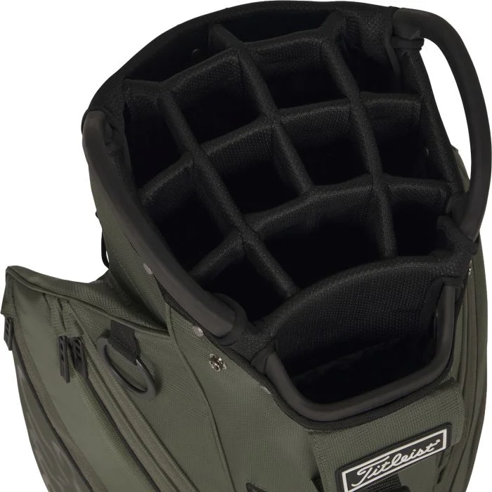 Titleist Cart 14 Lightweight Cart Bag - Cypress / Black - Image 4