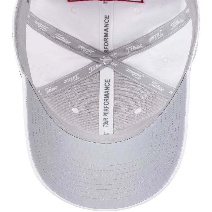 Titliest Tour Performance Golf Hat - White/Black - Image 2