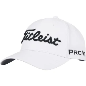 Titliest Tour Performance Golf Hat - White/Black