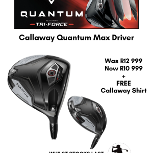 Callaway Quantum Max Driver + Free Callaway Shirt (WHILST STOCKS LAST)