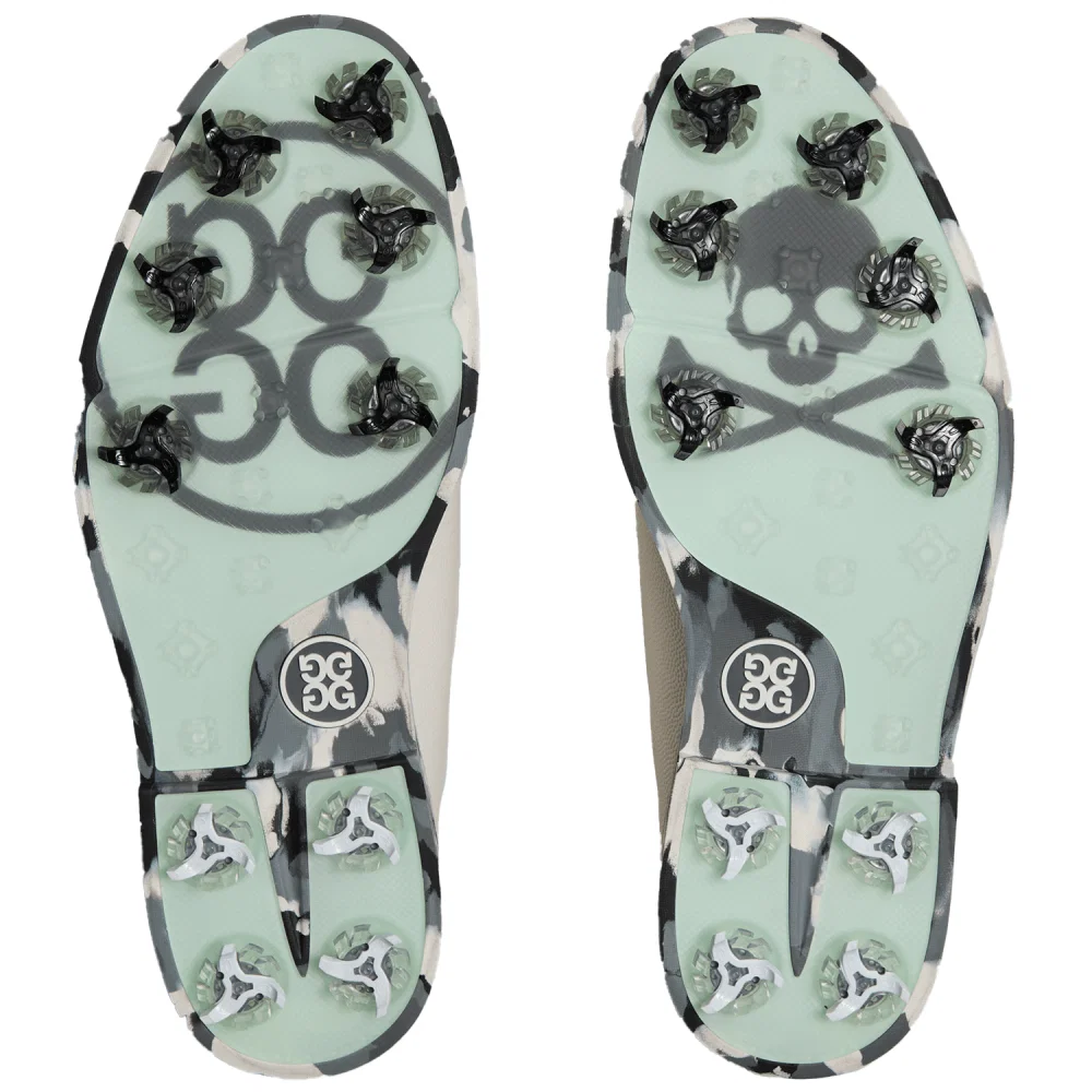 G/FORE Gallivanter G/Lock Camo Sole Golf Shoes - Snow / Charcoal - Image 5
