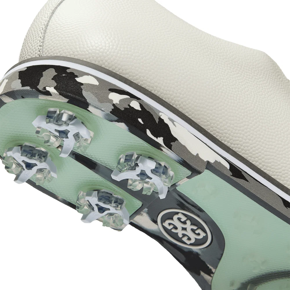 G/FORE Gallivanter G/Lock Camo Sole Golf Shoes - Snow / Charcoal - Image 2