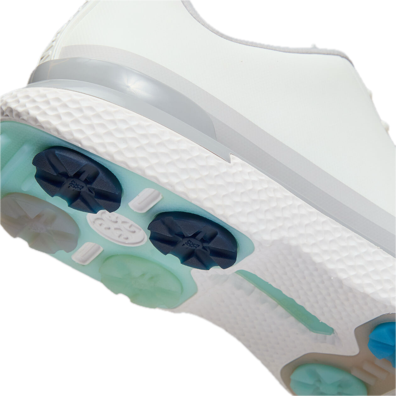 G/FORE Men's Gallivan2r Tuxedo Stripe Golf Shoe - Snow / Nimbus - Image 2