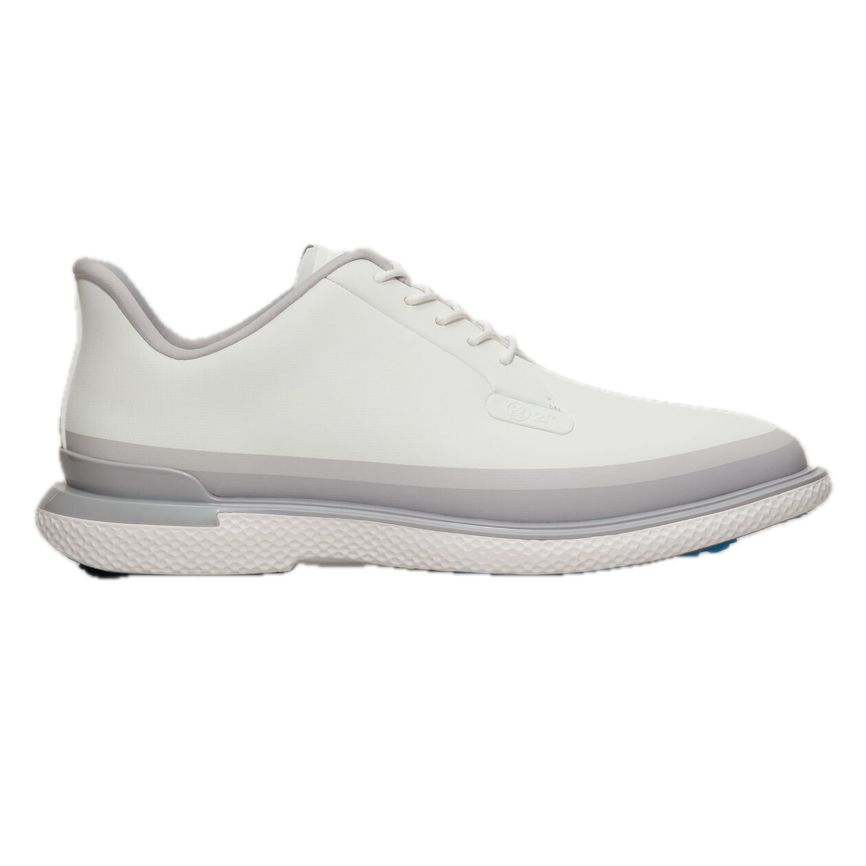 G/FORE Men's Gallivan2r Tuxedo Stripe Golf Shoe - Snow / Nimbus - Image 3