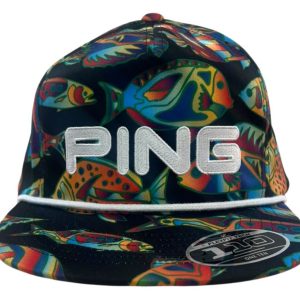 PING Le Fish Vintage Golf Cap - Florescent Fish