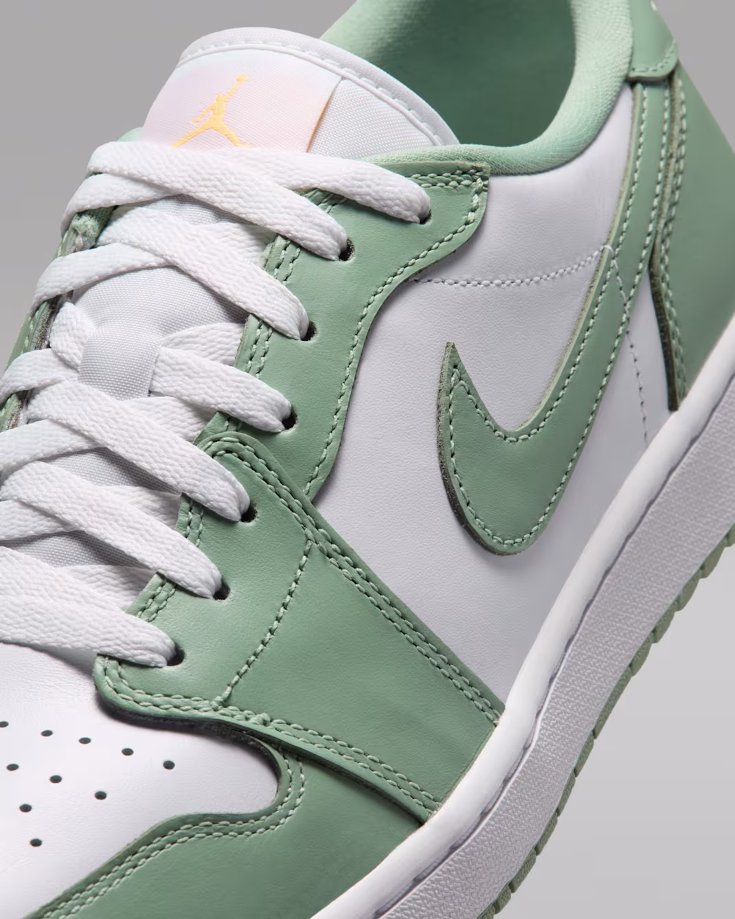 Nike Air Jordan 1 Low G Golf Shoe - Tangerine / White - Image 4