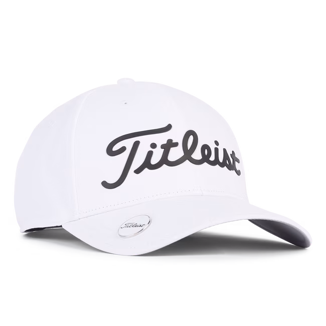 Titleist Tour Performance Ball Marker Golf Cap - White/Black - Image 2