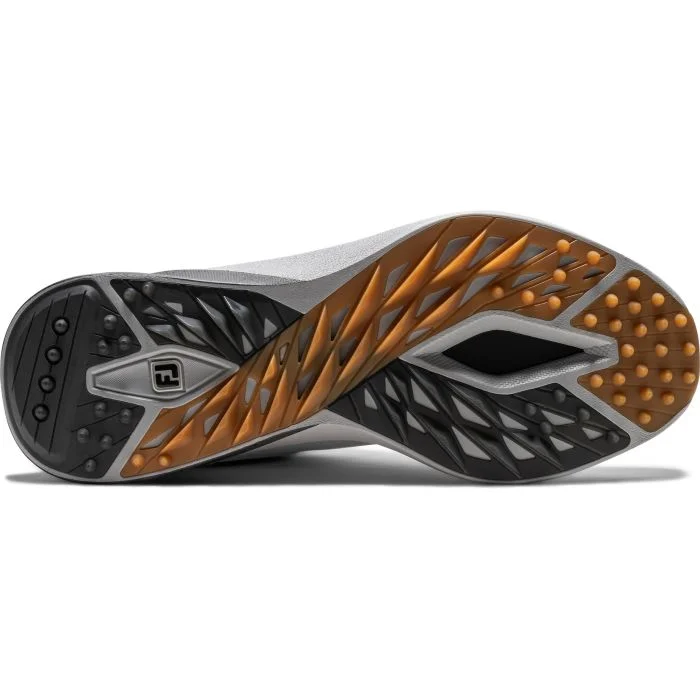 FootJoy Pro/SL Golf Shoes - White/Black/Gum (Medium) - Image 6