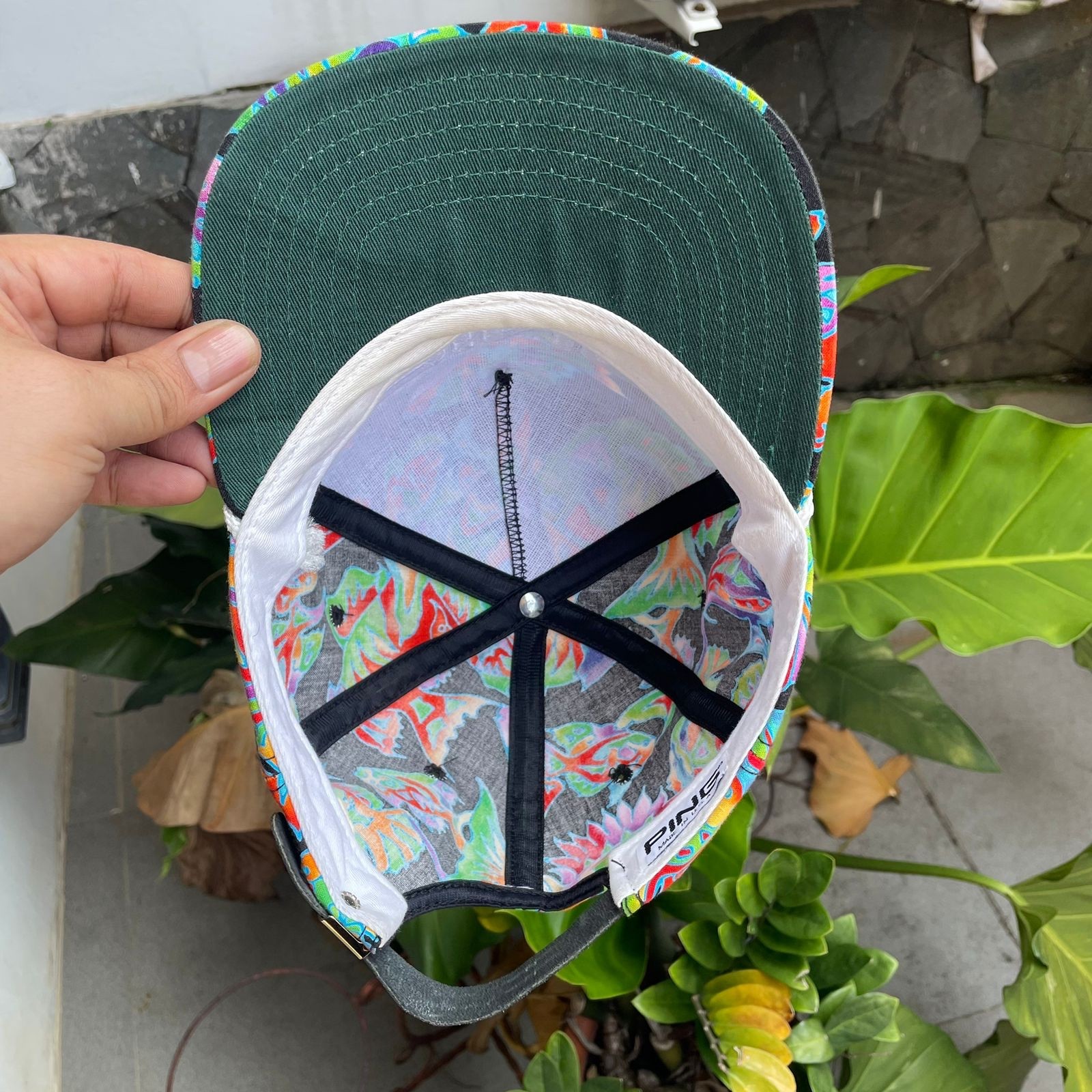 PING Le Fish Vintage Golf Cap - Florescent Fish - Image 2
