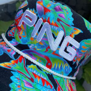 PING Le Fish Vintage Golf Cap - Florescent Fish