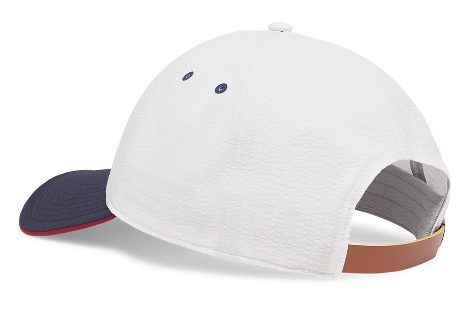 Titleist Nautical Links Collection Montauk Seersucker Cap - Navy/White (LIMITED EDITION) - Image 4