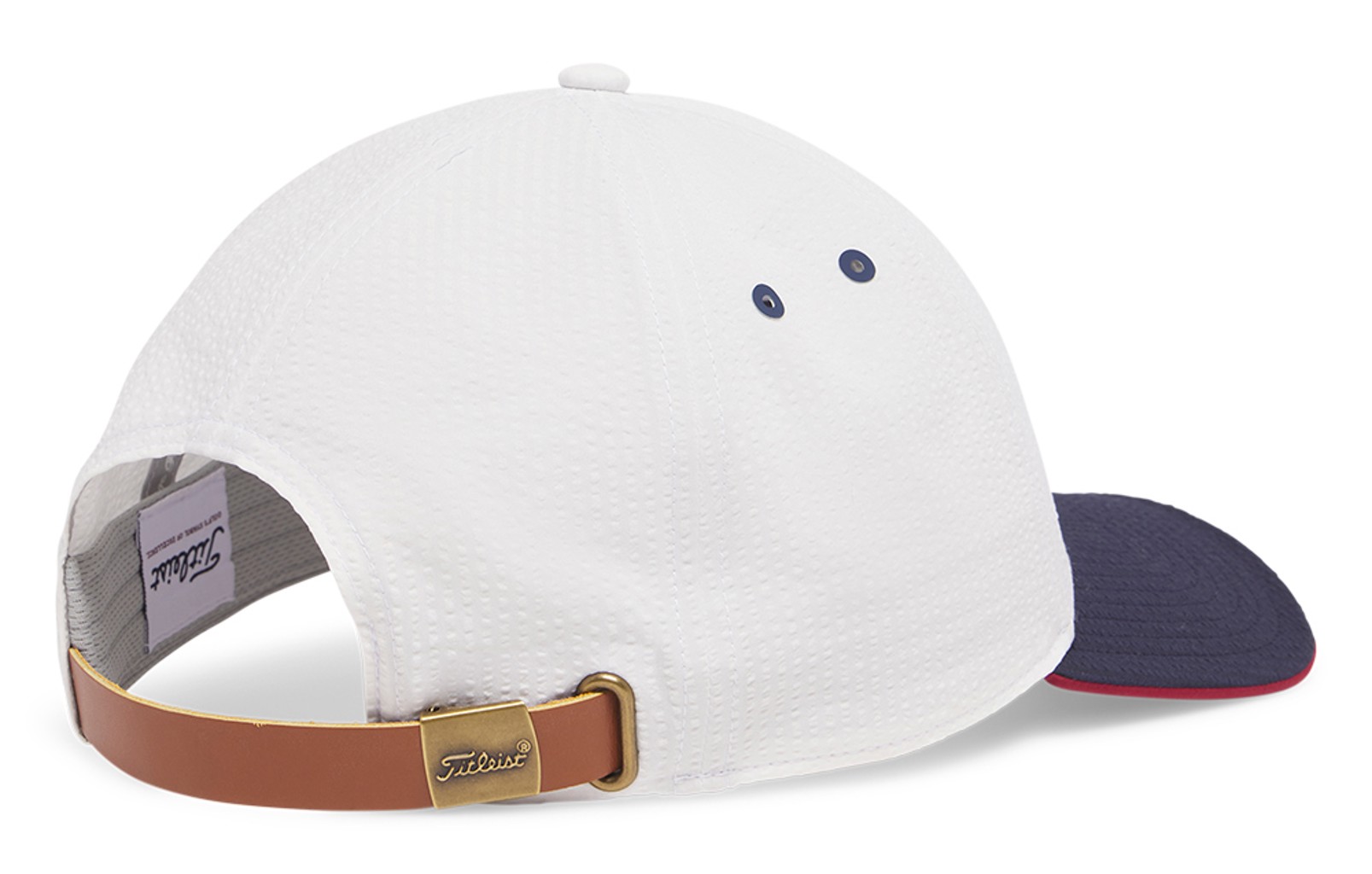 Titleist Nautical Links Collection Montauk Seersucker Cap - Navy/White (LIMITED EDITION) - Image 5